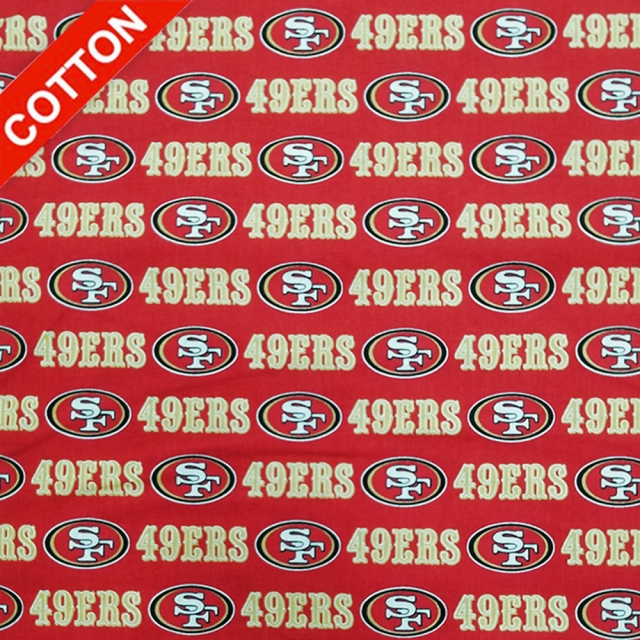 San Francisco 49ers Allover NFL Cotton Fabric